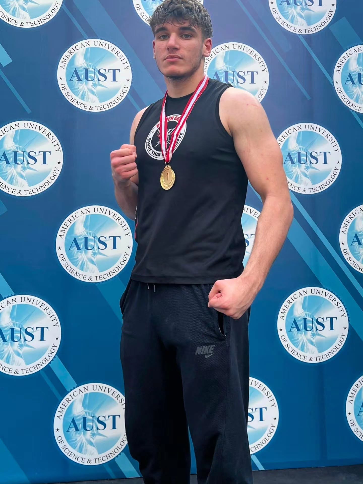 Gold at the university Class A championship.